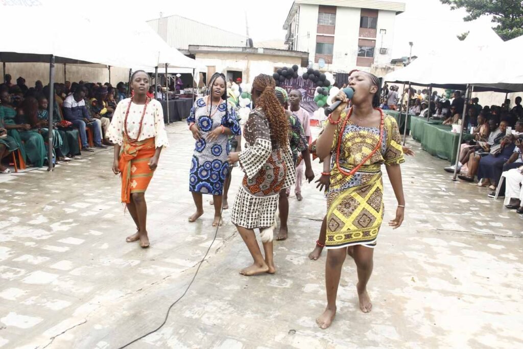 Cultural Day procession at Victoria Schools
