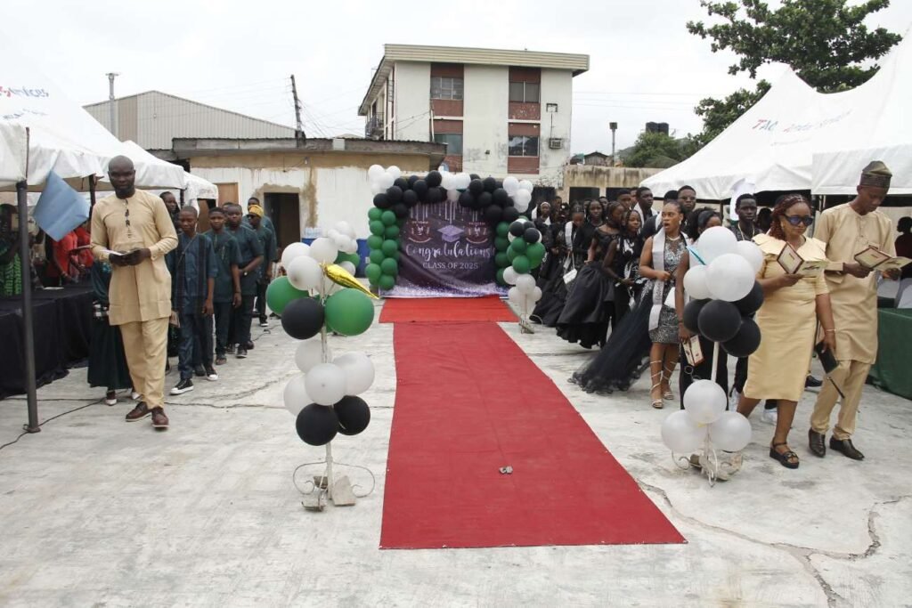 The red carpet at the Victoria Schools valedictory and prize giving