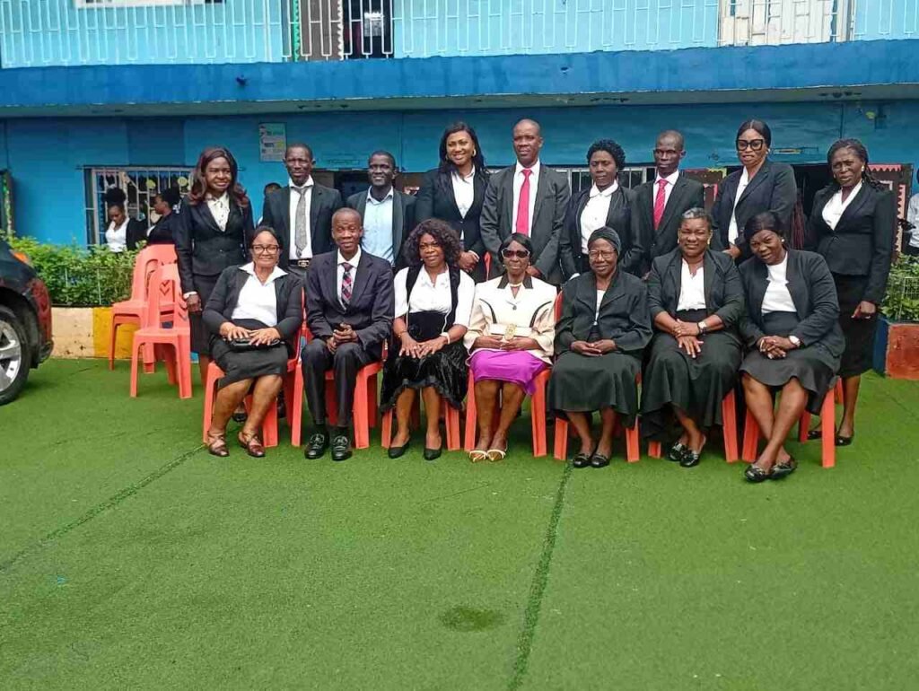 The teaching staff of Victoria Children's School