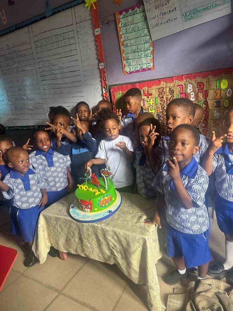 A classroom at Victoria Children's School