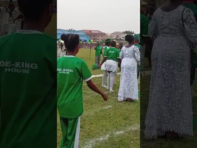 Inter-house Sports: the march past, filmed at Victoria Children's School, Surulere, Lagos