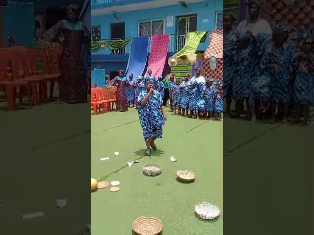 Cultural Day: the courtyard belongs to the dancer, filmed at Victoria Children's School, Surulere, Lagos