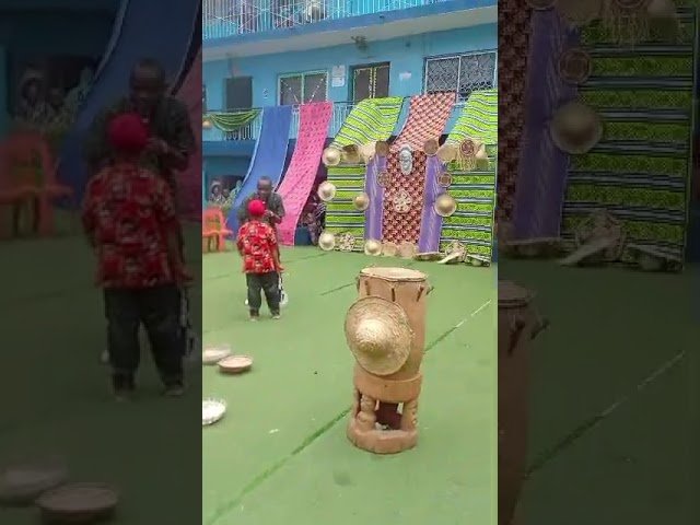 Cultural Day: the talking drum sets the pace, filmed at Victoria Children's School, Surulere, Lagos